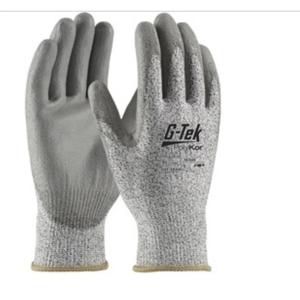 2 Pack Cut Resistant Gloves Hand‎ Protection PolyKor Pip G-Tek16-150L Medium